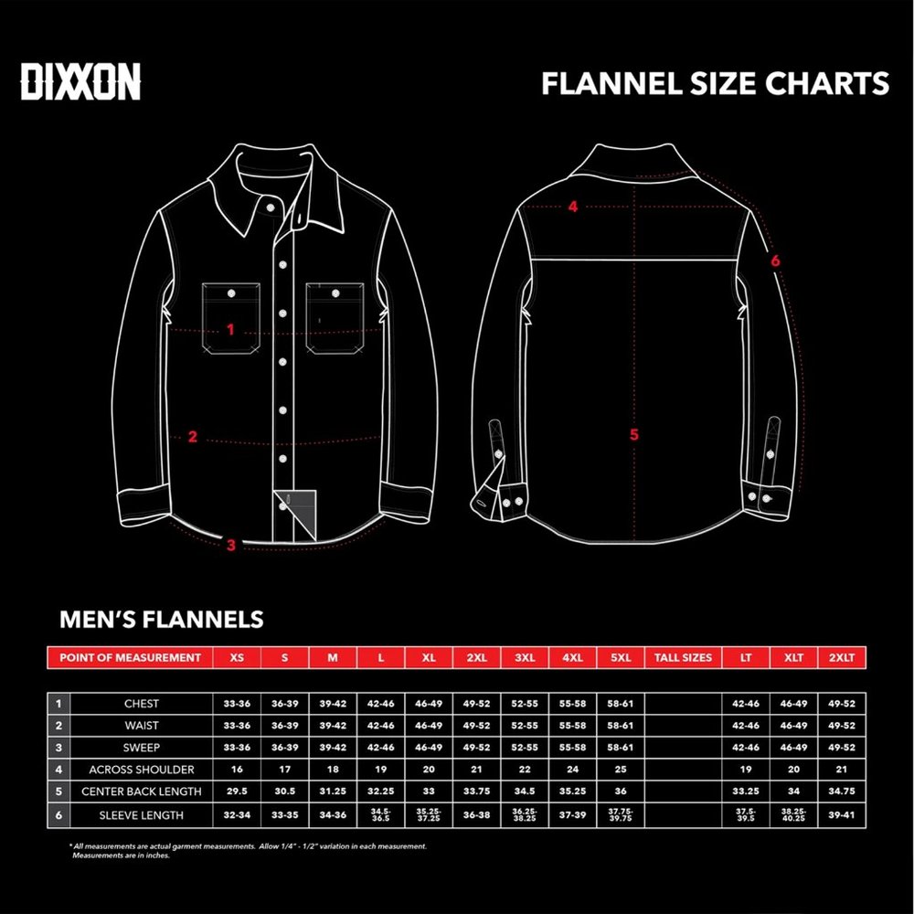 DIXXON The PEDRO Flannel Shirt - Men's 3XL - Picture 7 of 7